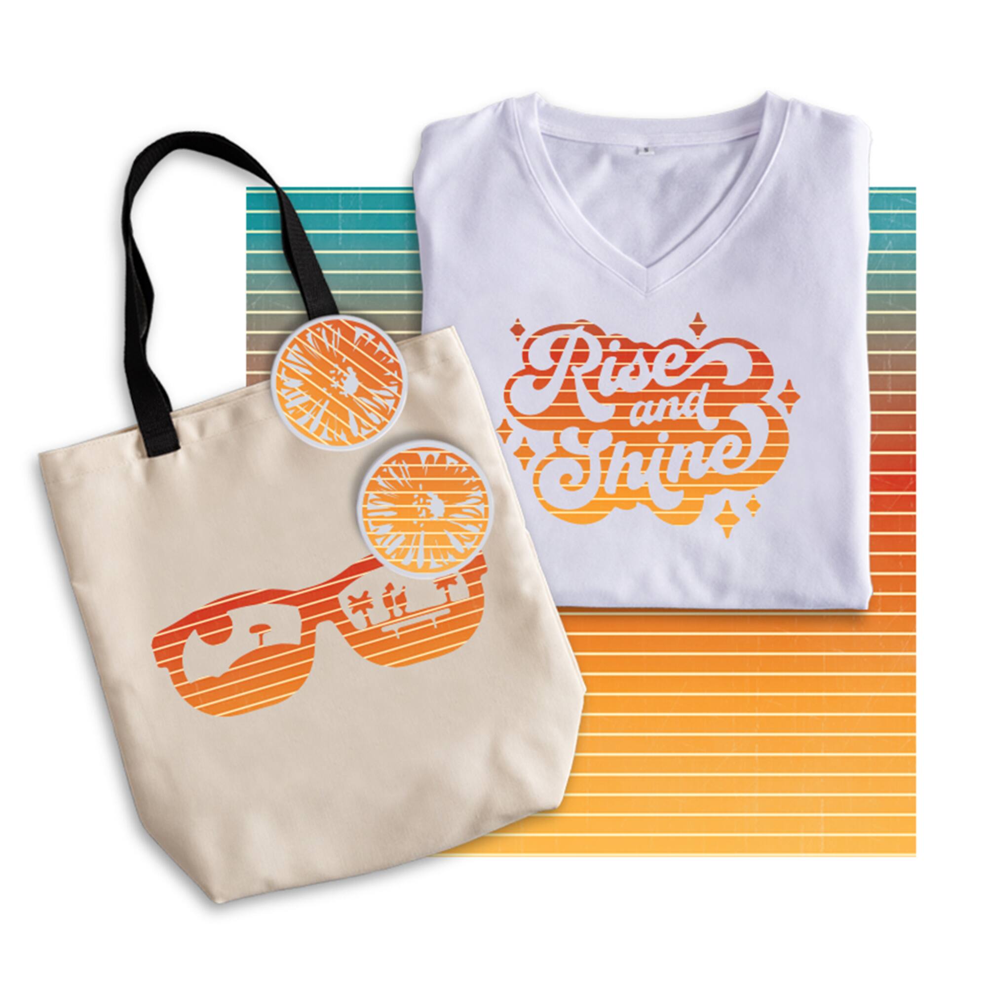 Cricut® Infusible Ink™ Transfer Sheet Patterns, Retro Ombre